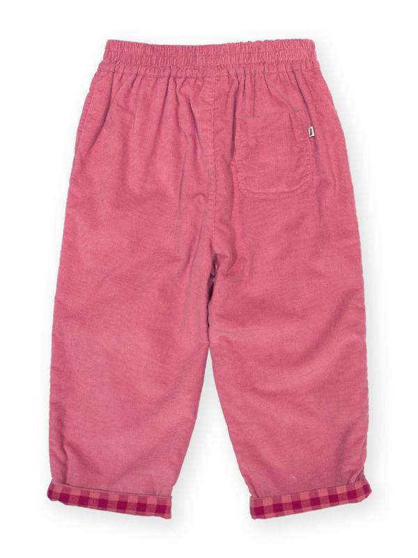 Kite Girls Organic Damson Check Reversible Pull Ups