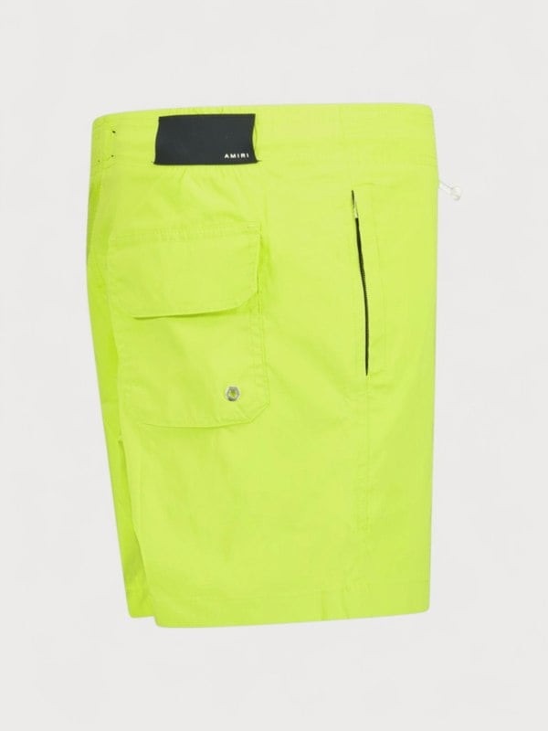 Amiri Core Logo Swimtrunk Lime - Supplied FashionAmiri