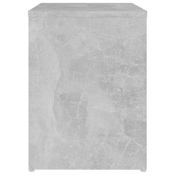 Berkfield Bed Cabinet Concrete Grey 40x30x40 cm Engineered Wood