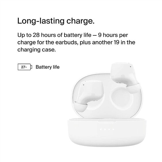 Belkin Soundform Bolt True Wireless Earbuds White - AUC009btWH