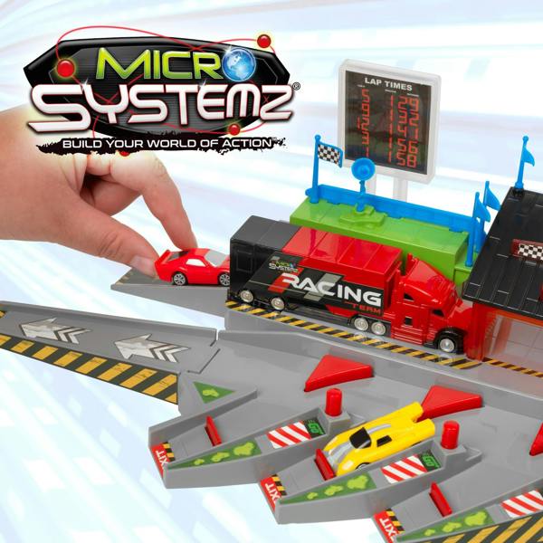 Micro Systemz Pit Stop Playset
