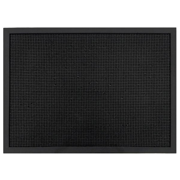JVL Orion Scraper Rubber Pin Doormat, 60x80cm