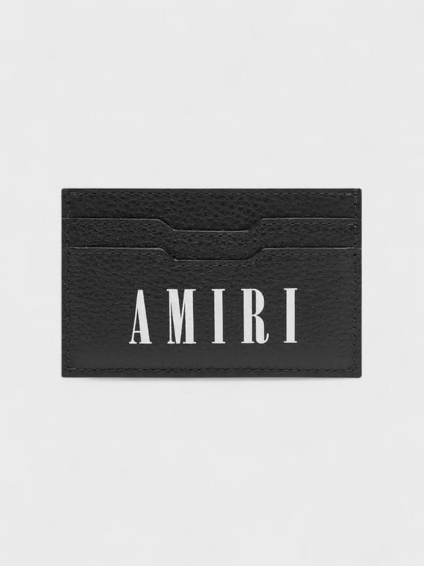 Amiri Large Amiri Logo Card Holder Black - Supplied FashionAmiri