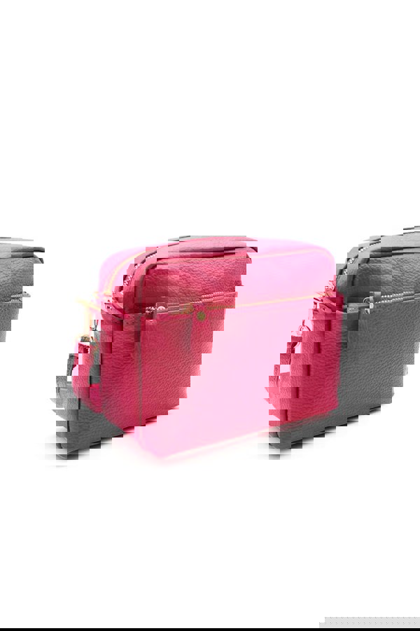 Pluspup Solid Color Crossbody Bag for Women with Adjustable Strap and Zipper