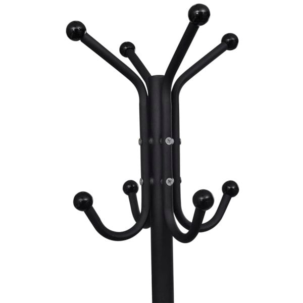 Berkfield Metal Black Coat Stand