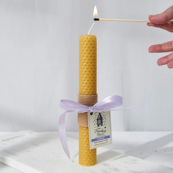 The Travelling Bee Co. Beeswax Lavender Candle