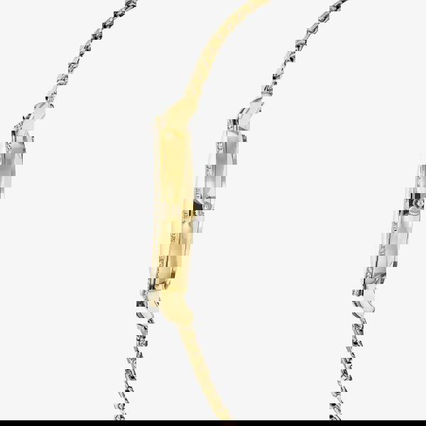 Swarovski Clarica Crystal Dial Gold Tone Bracelet Watch 5740823