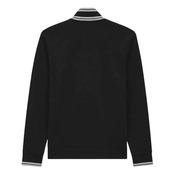Boss Mens Embroidered Logo Regular Long-Sleeved Track Jacket - Black - 