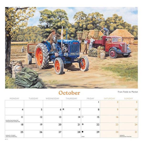 Trevor Mitchell, Vintage Transport Calendar 2027, Wall Calendars, Month To View, Art, Gift