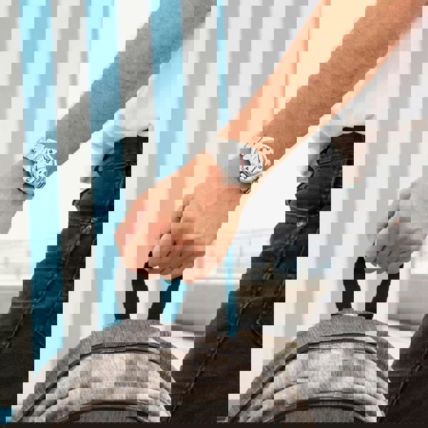 Calypso Mens Silver Stainless Steel Watch K5872/1