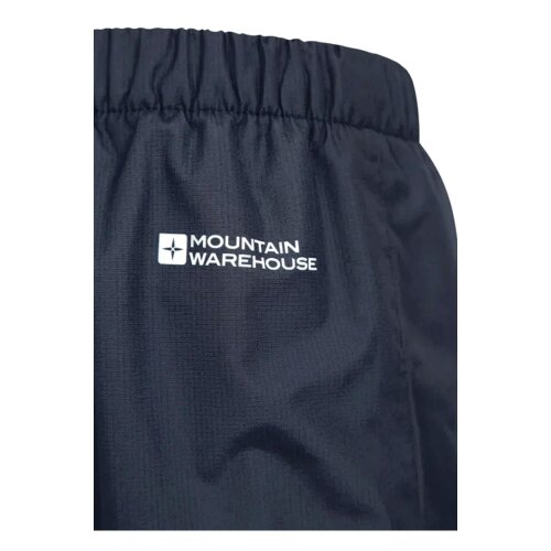 Mountain Warehouse Kids Fleece Lined Waterproof Trousers - Navy - 11-12 Years - Navy - 100% Polyester