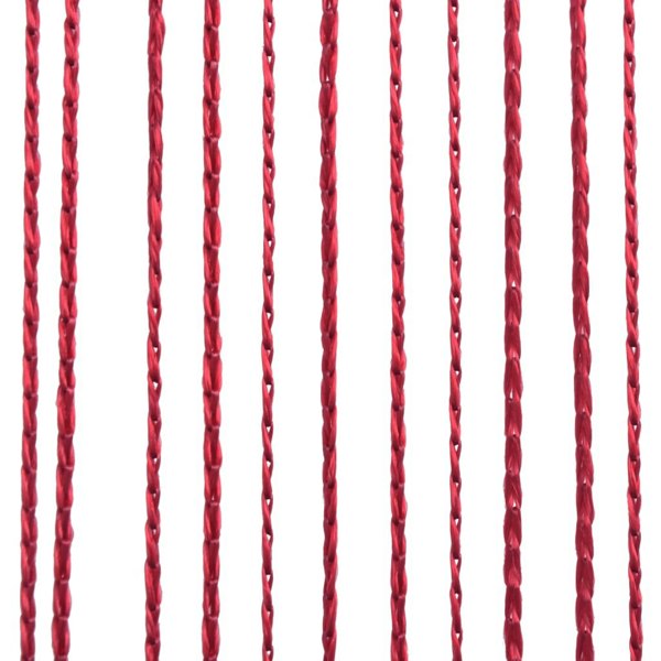 Berkfield String Curtains 2 pcs 140x250 cm Burgundy