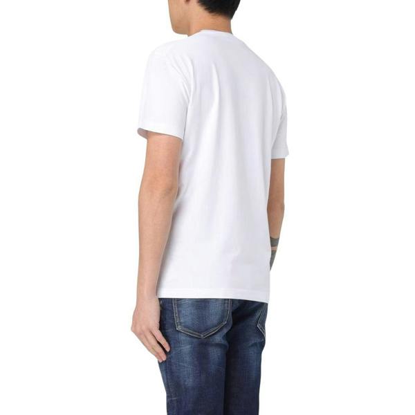 DSquared2 Mens Milano Cotton T-Shirt - White - 