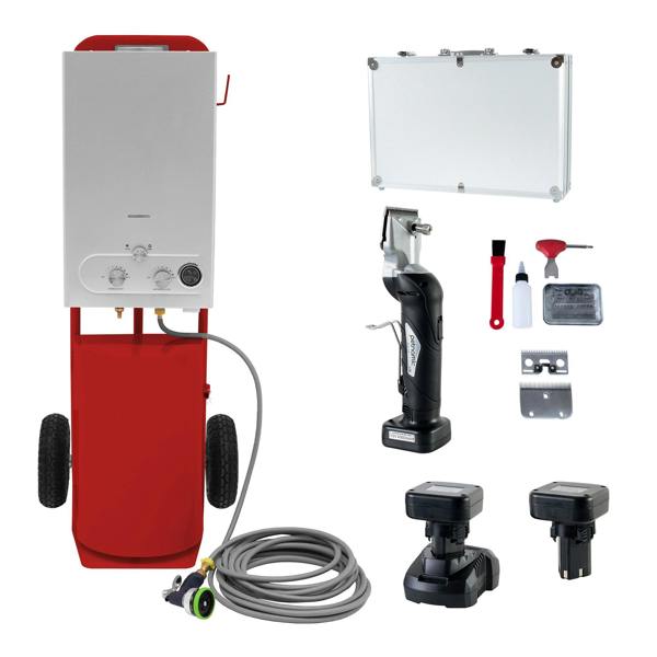 Horse Shower & Cordless Clippers – Red