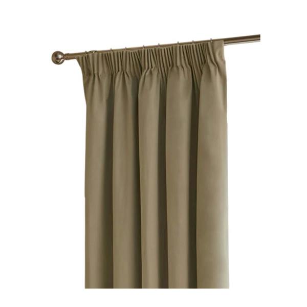 Furn Ultimate Velvet Eyelet Curtains - Mocha - 