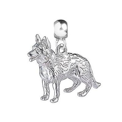 Mylee London German Shepherd Silver Charm