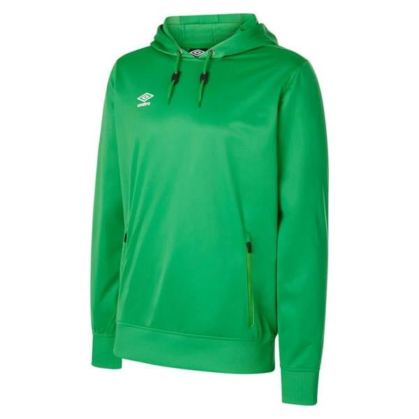 Umbro Mens Club Essential Polyester Hoodie - Emerald - 