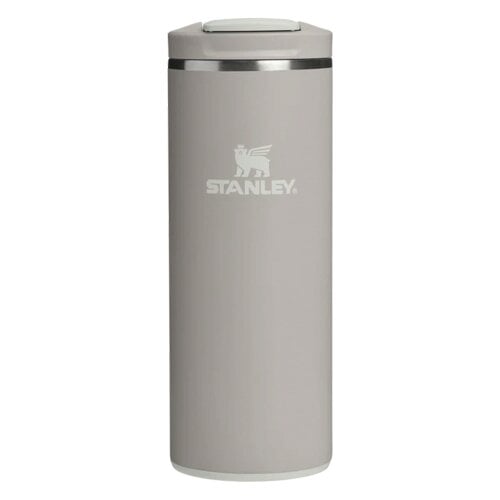 Stanley 0.35L Insulated Stainless Steel Travel Mug Leakproof Flip Top Lid - One Size - Ash