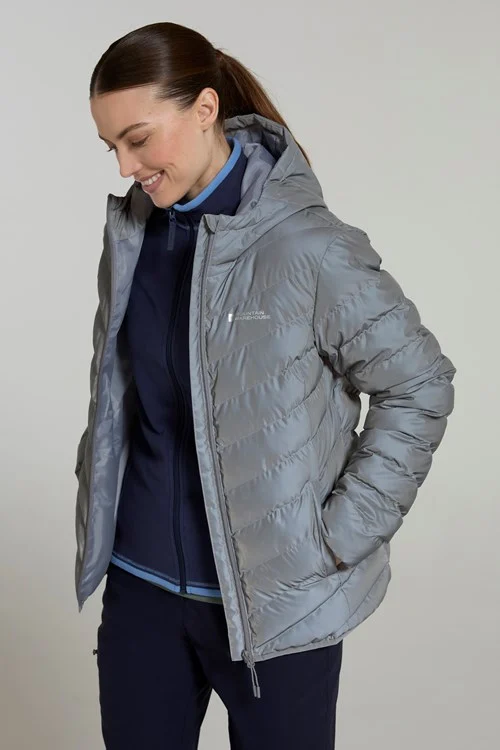 Mountain Warehouse Womens/Ladies Seasons Reflective Padded Jacket - Grey