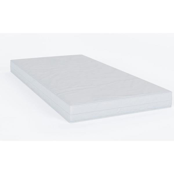 Shows the material cover of the toddler mattress.