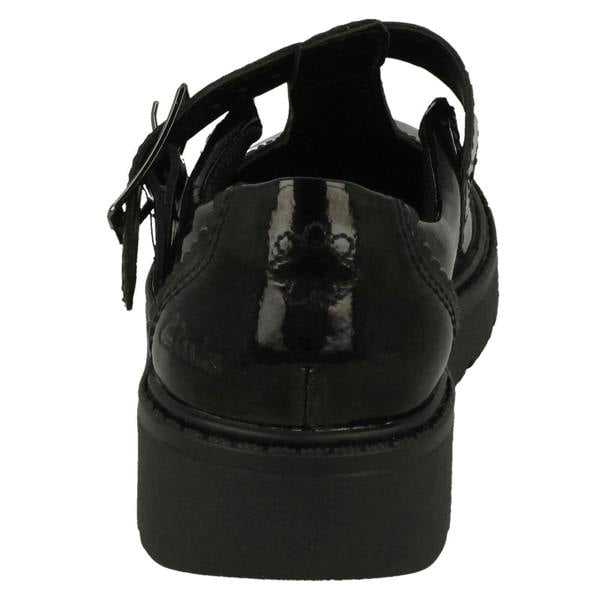 Clarks Girls Clarks Wedge T-Bar Shoes Plain Move K