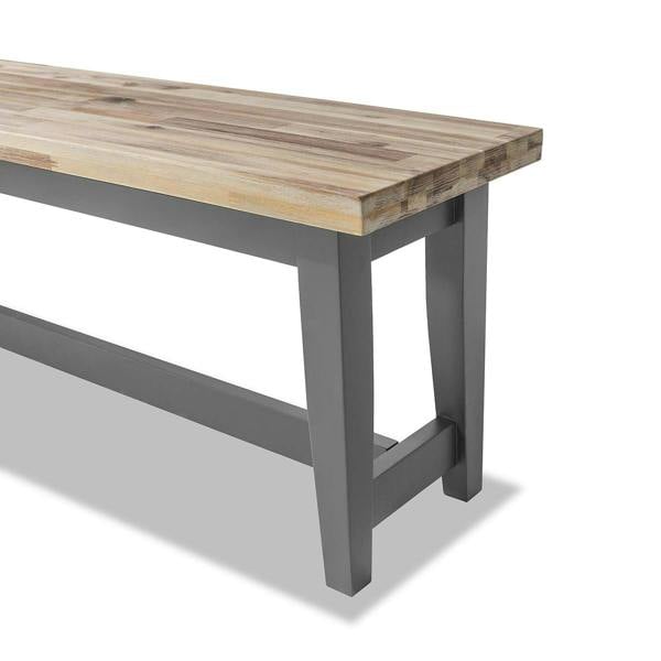 Statement Furniture Florence Solid Acacia Hardwood Dining Bench 140cm Long