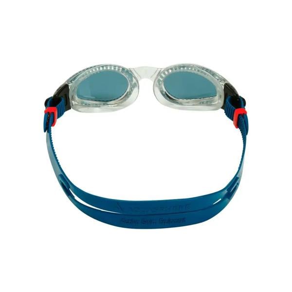 Blue Aqua Sphere Kaiman tinted lens goggles with adjustable silicone strap