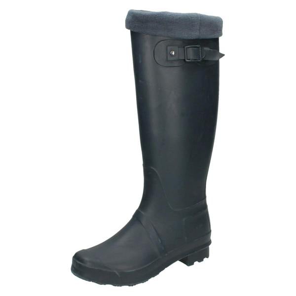 Spot On Ladies Spot On Removable Fleece Lined Wellington Boots X1170
