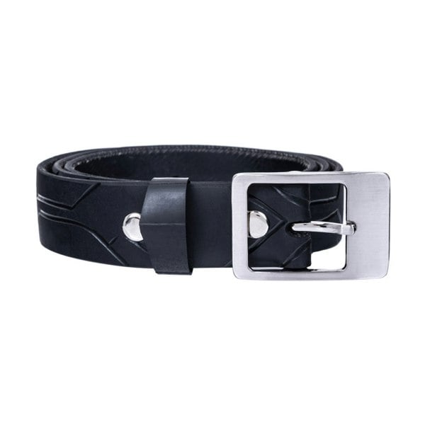 Slim Recycled Tyre Vegan Biker Belt by Paguro Upcycle