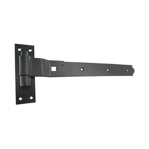 Hook and Band Hinge - Cranked - Black
