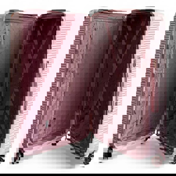 Snowball Hard Shell Luggage 8 Spinner Wheels Travel Suitcase