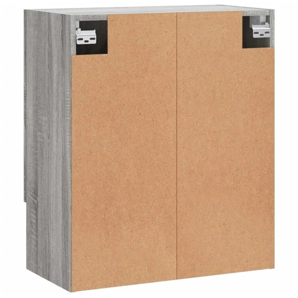 Berkfield Wall Cabinet Grey Sonoma 60x31x70 cm Engineered Wood