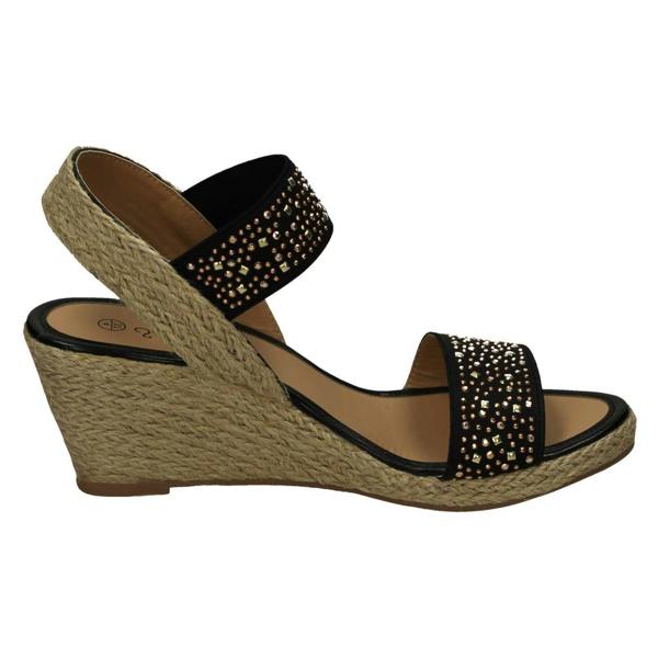 Savannah Ladies Savannah High Wedge Sandals F10908