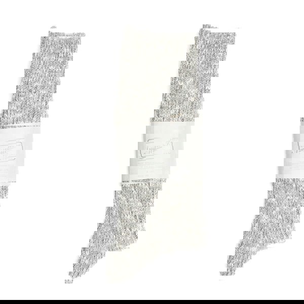 Anonymous Ism Lightweight Slub Crew Cotton Men's Grey Calf High Socks