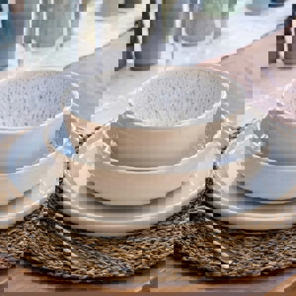Stockholm Oatmeal Tableware Set Tale Setting