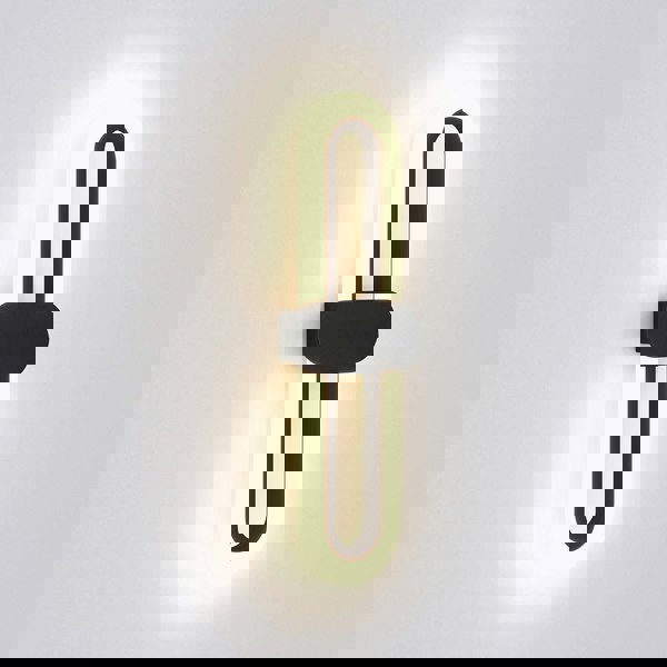 Modern Oval LED Wall Light with Acrylic Shade Wall Lamps Living and Home
