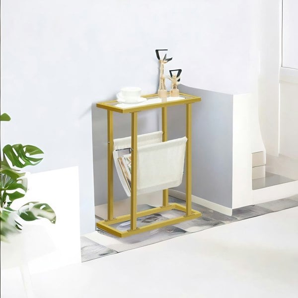 Rafaelo Mobilia Gold Side Table