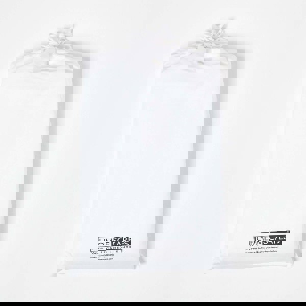 HOMESCAPES French Flax Linen Cot Fitted Sheets - 60 x 120 x 15 cm, 2 Pack