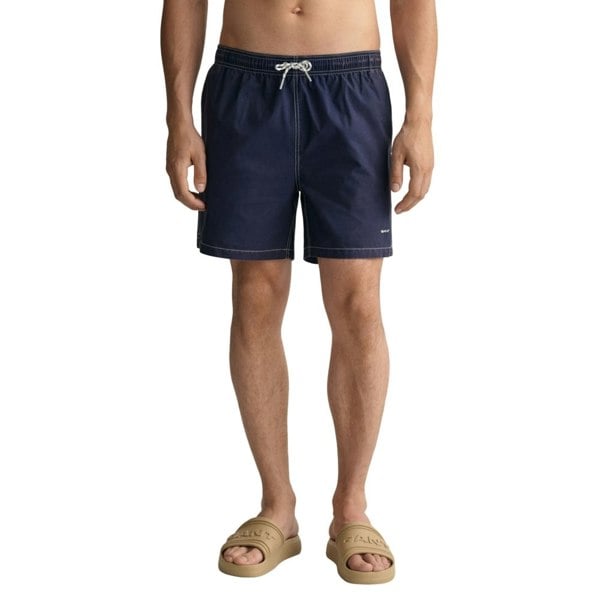 Gant Mens Plain Classic Swim Shorts - Blue