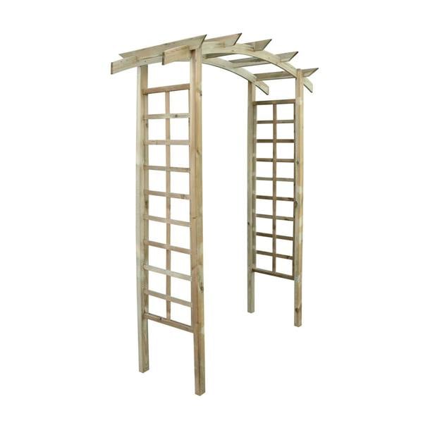 Cerland Luna Curved Garden Arch 2.2m Pressure Treated Wooden Arch with Trellis