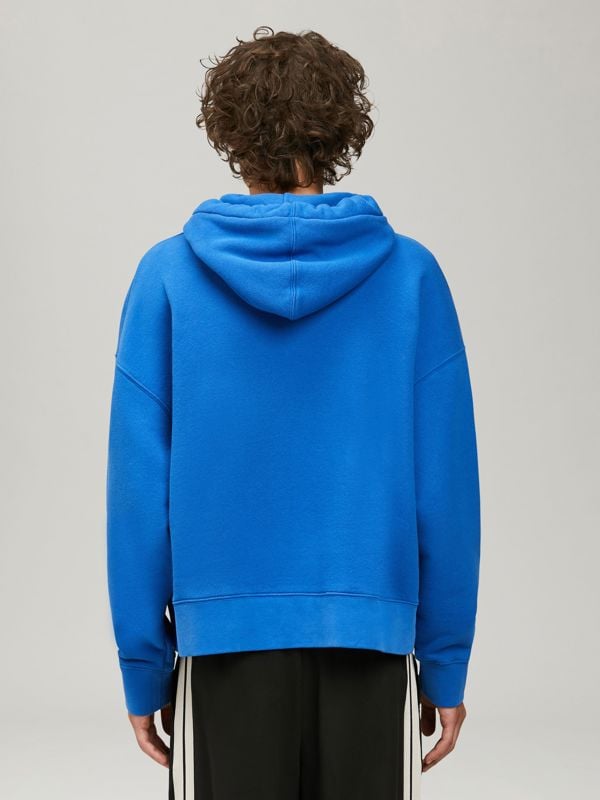 Palm Angels Shark Logo Hoodie - Bright Blue