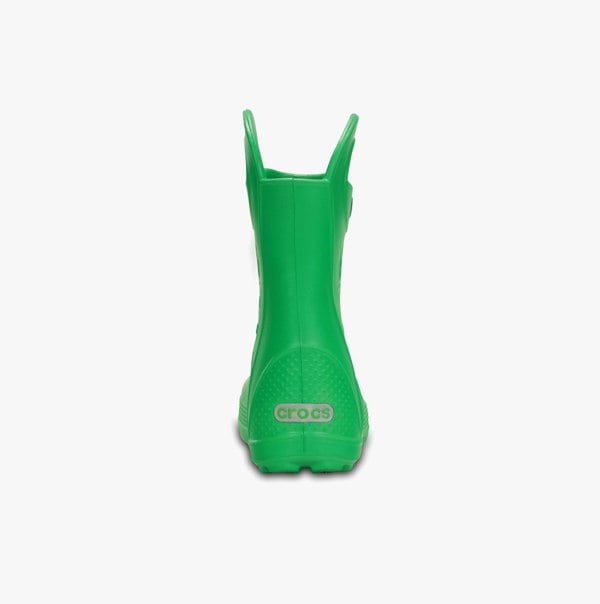 Crocs 12803-3E8 HANDLE IT RAIN BOOT Kids Wellies Green
