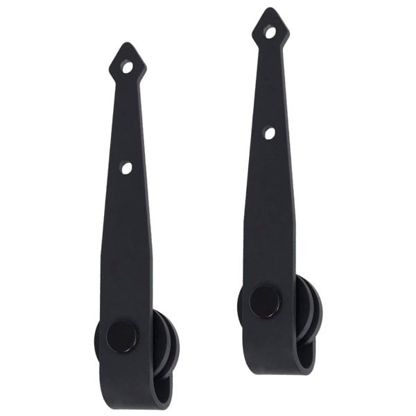 Berkfield Mini Sliding Cabinet Door Kit Carbon Steel 183 cm