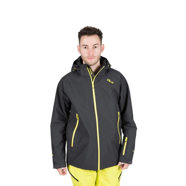 Trespass Mens Crompton  DLX Waterproof Ski Jacket - Dark Grey - 
