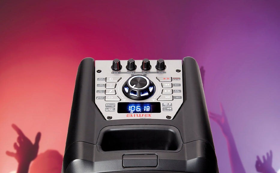Aiwa KBTUS-400 The Storm Karaoke Party Speaker