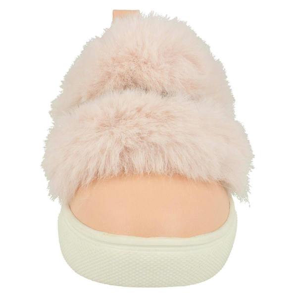 Spot On Girls Spot On Diamante Strap Fur Trim Shoes