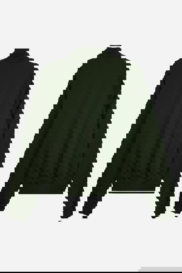 ENORSIA Womens Green Flap Pocket Button Detail Jacket