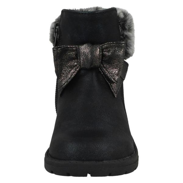 Spot On Girls Spot On Fur Collar Ankle Boots H4183