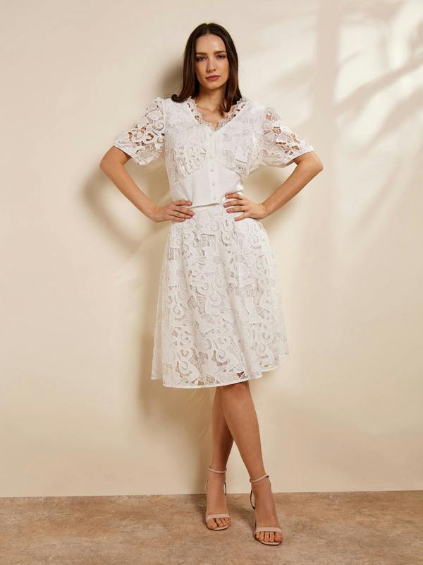 Paola Lace Skirt | GWD Fashion