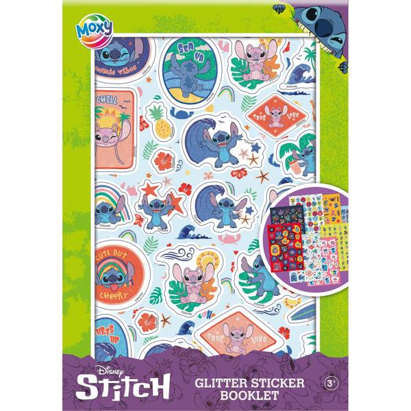 Stitch Glitter Sticker Book - Blue